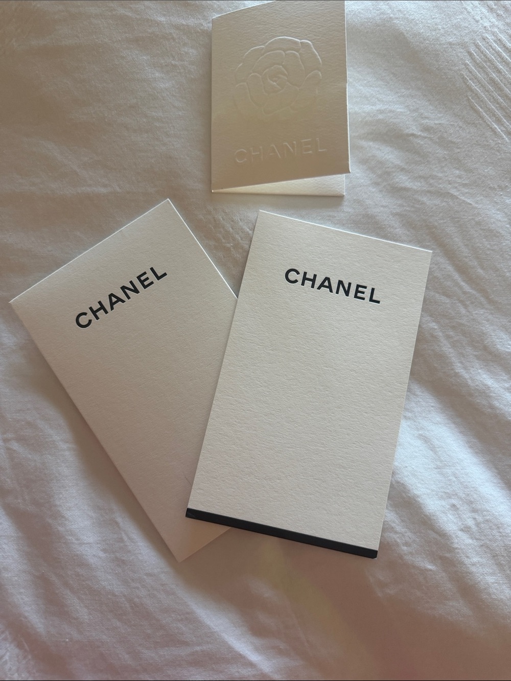 Chanel accessory cards